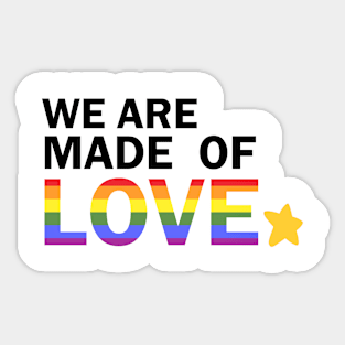 Made of Love Sticker